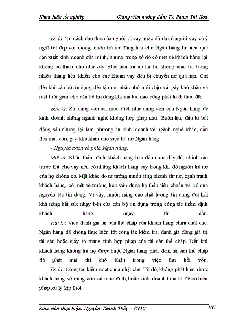 image for page Một số giải pháp phòng ngừa và hạn chế rủi ro tín dụng tại Chi nhánh Ngân hàng nông nghiệp và phát triển nông thôn Láng Hạ.