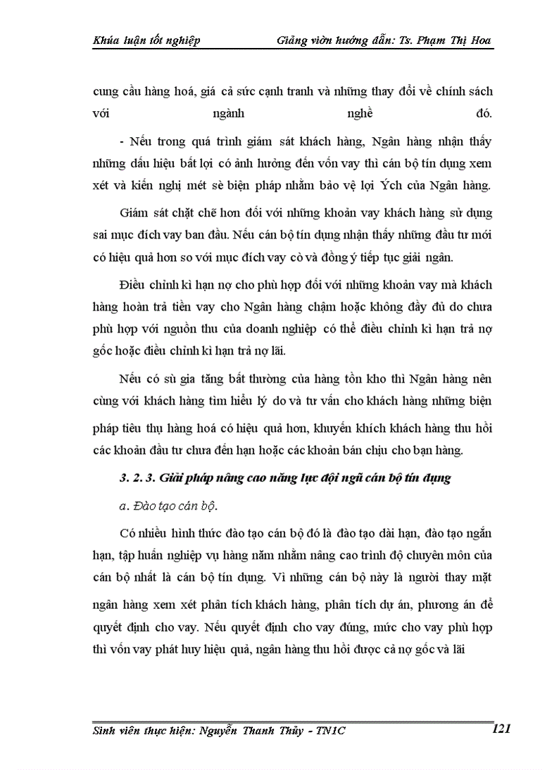 image for page Một số giải pháp phòng ngừa và hạn chế rủi ro tín dụng tại Chi nhánh Ngân hàng nông nghiệp và phát triển nông thôn Láng Hạ.
