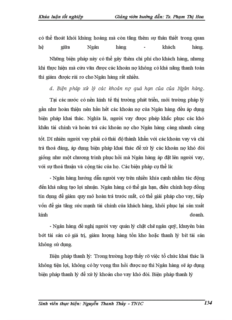 image for page Một số giải pháp phòng ngừa và hạn chế rủi ro tín dụng tại Chi nhánh Ngân hàng nông nghiệp và phát triển nông thôn Láng Hạ.