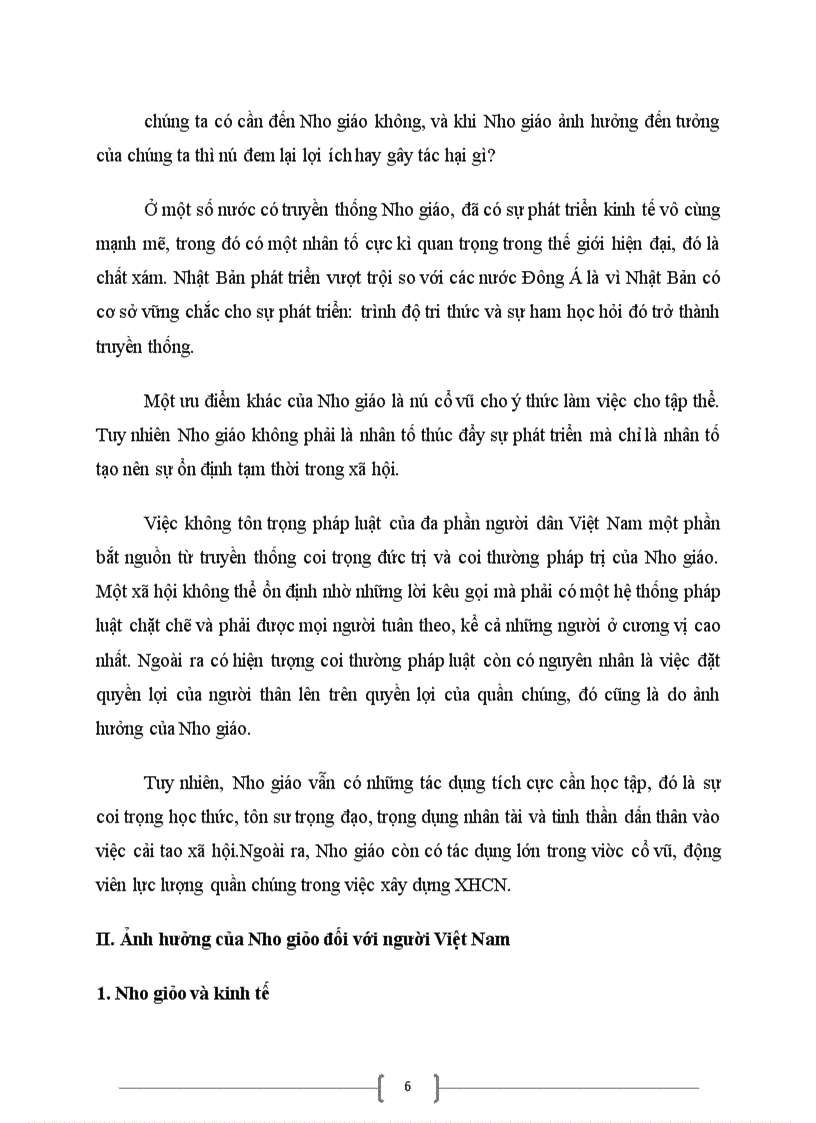 image for page Ảnh hưởng của Nho giáo đối với người Việt Nam