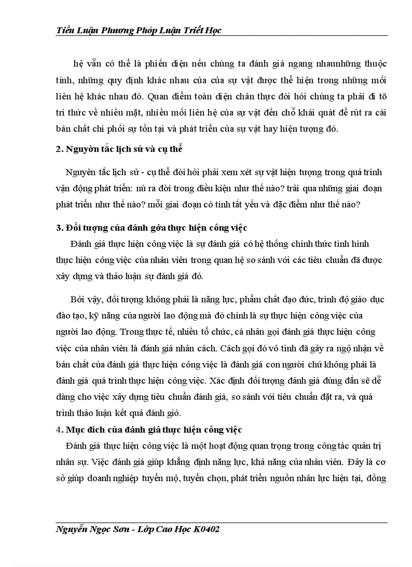 image for page Thực trạng và giải pháp khi đánh giá kết quả (sự thực hiện) lao động của người lao động