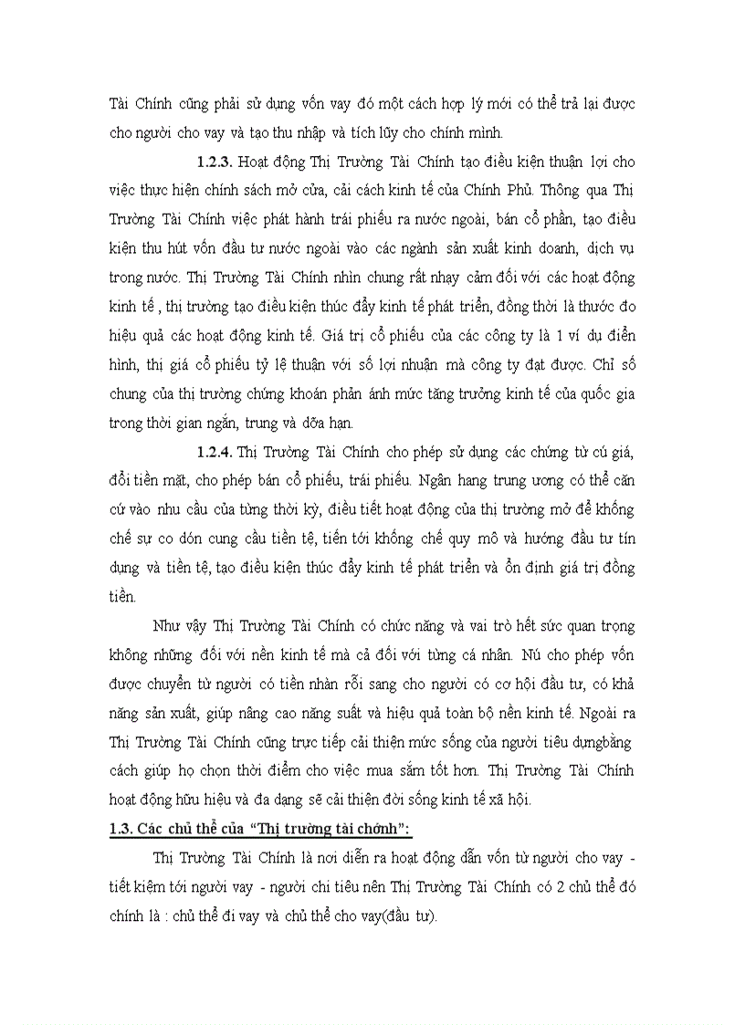 image for page Thực tiễn về Thị Trường Tài Chính ở Việt Nam.Những định hướng, giải pháp, kiến nghị.