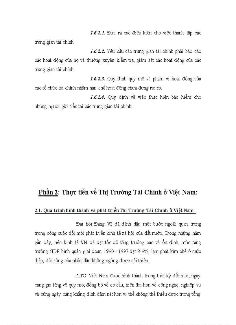 image for page Thực tiễn về Thị Trường Tài Chính ở Việt Nam.Những định hướng, giải pháp, kiến nghị.