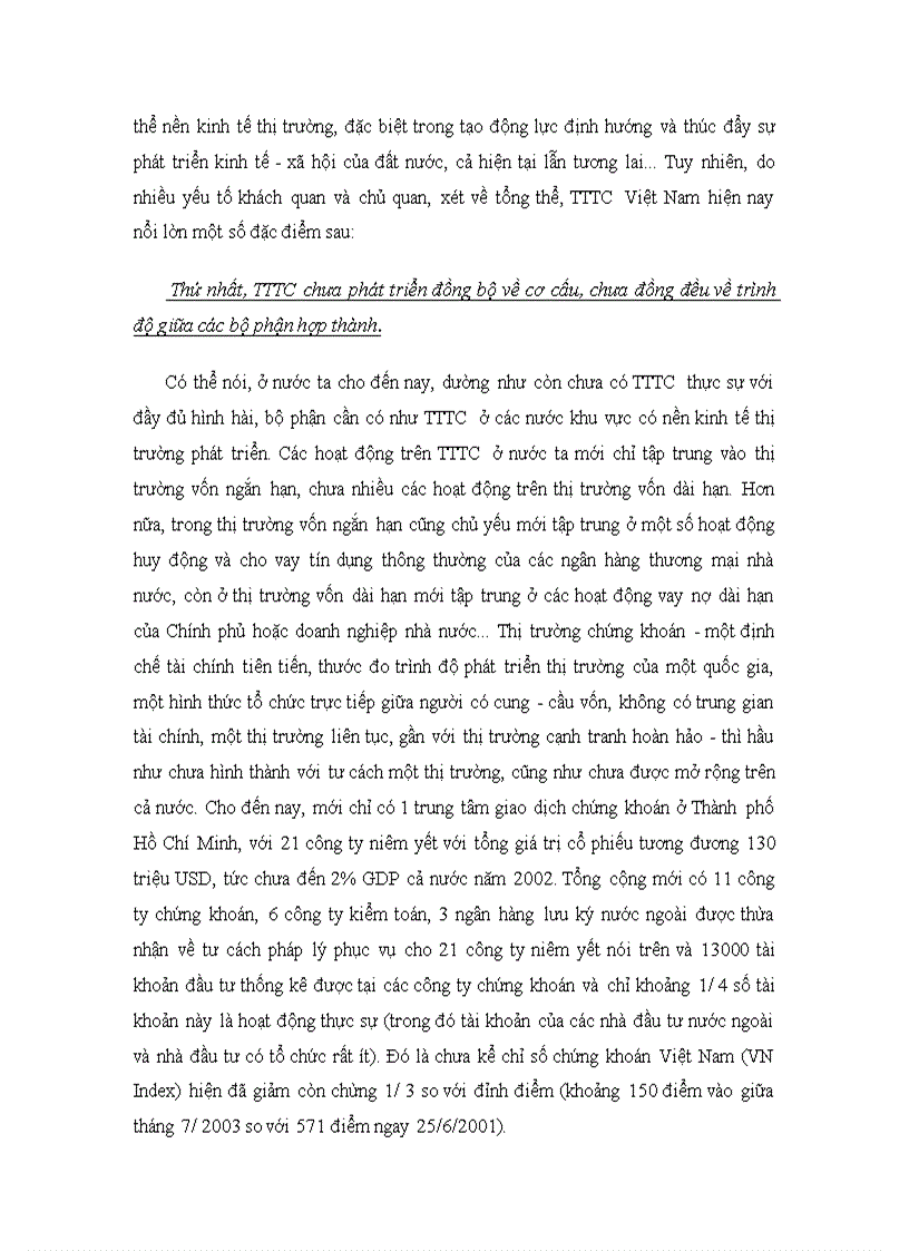 image for page Thực tiễn về Thị Trường Tài Chính ở Việt Nam.Những định hướng, giải pháp, kiến nghị.