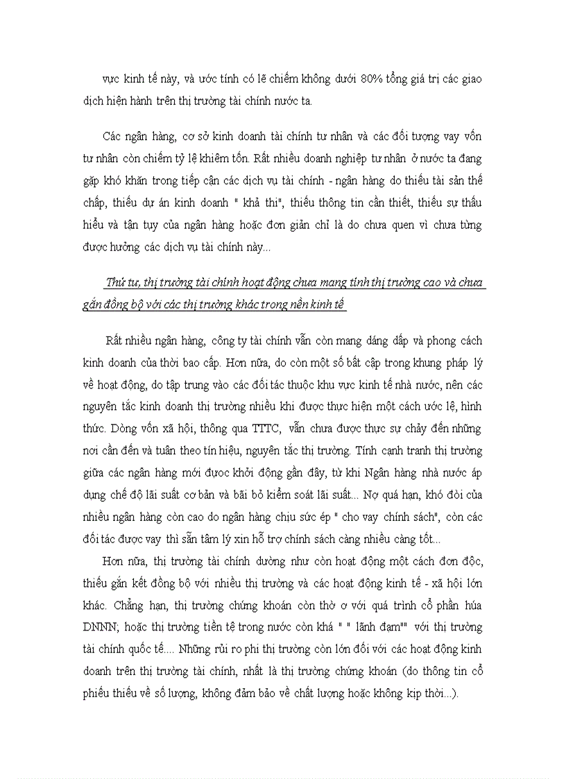 image for page Thực tiễn về Thị Trường Tài Chính ở Việt Nam.Những định hướng, giải pháp, kiến nghị.