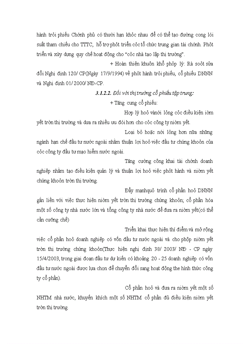 image for page Thực tiễn về Thị Trường Tài Chính ở Việt Nam.Những định hướng, giải pháp, kiến nghị.