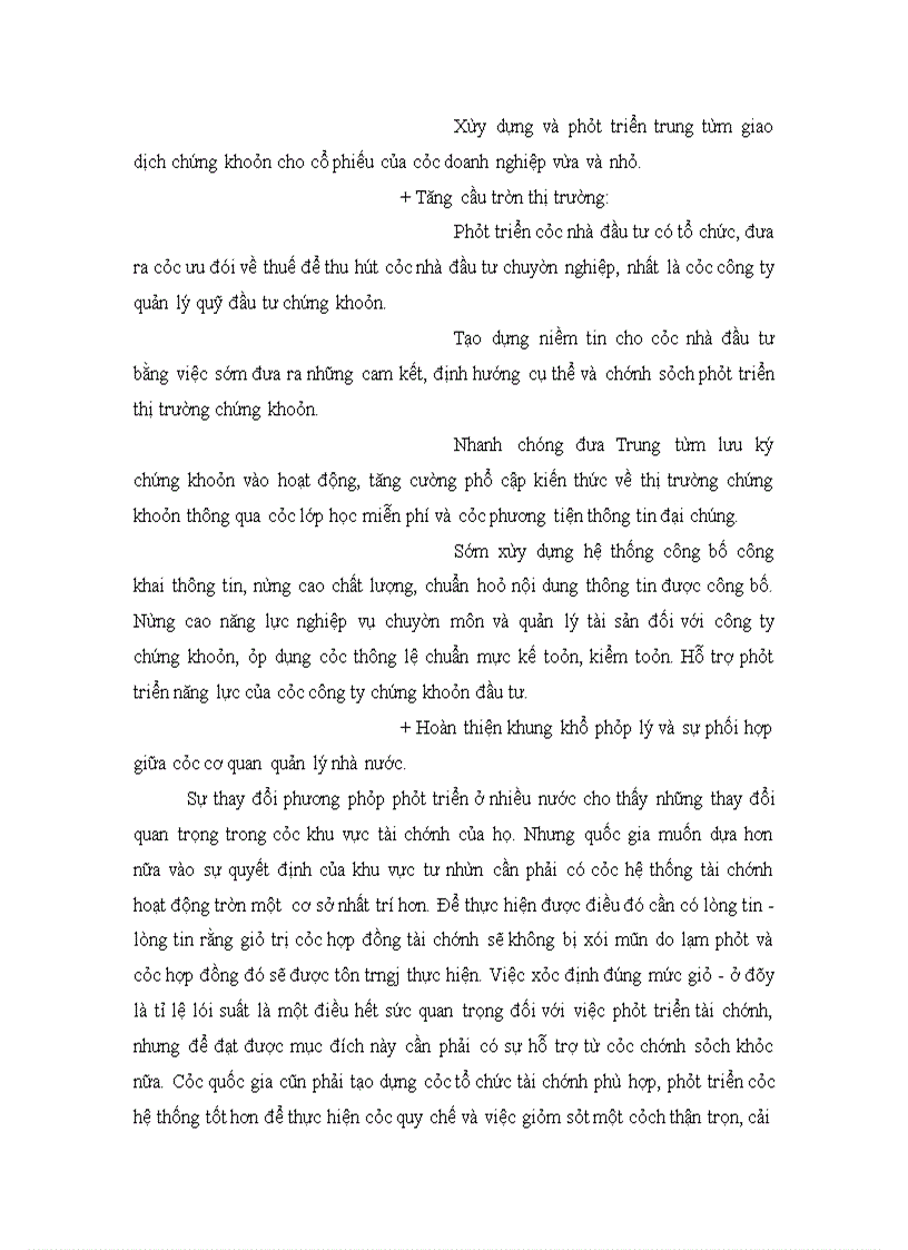 image for page Thực tiễn về Thị Trường Tài Chính ở Việt Nam.Những định hướng, giải pháp, kiến nghị.