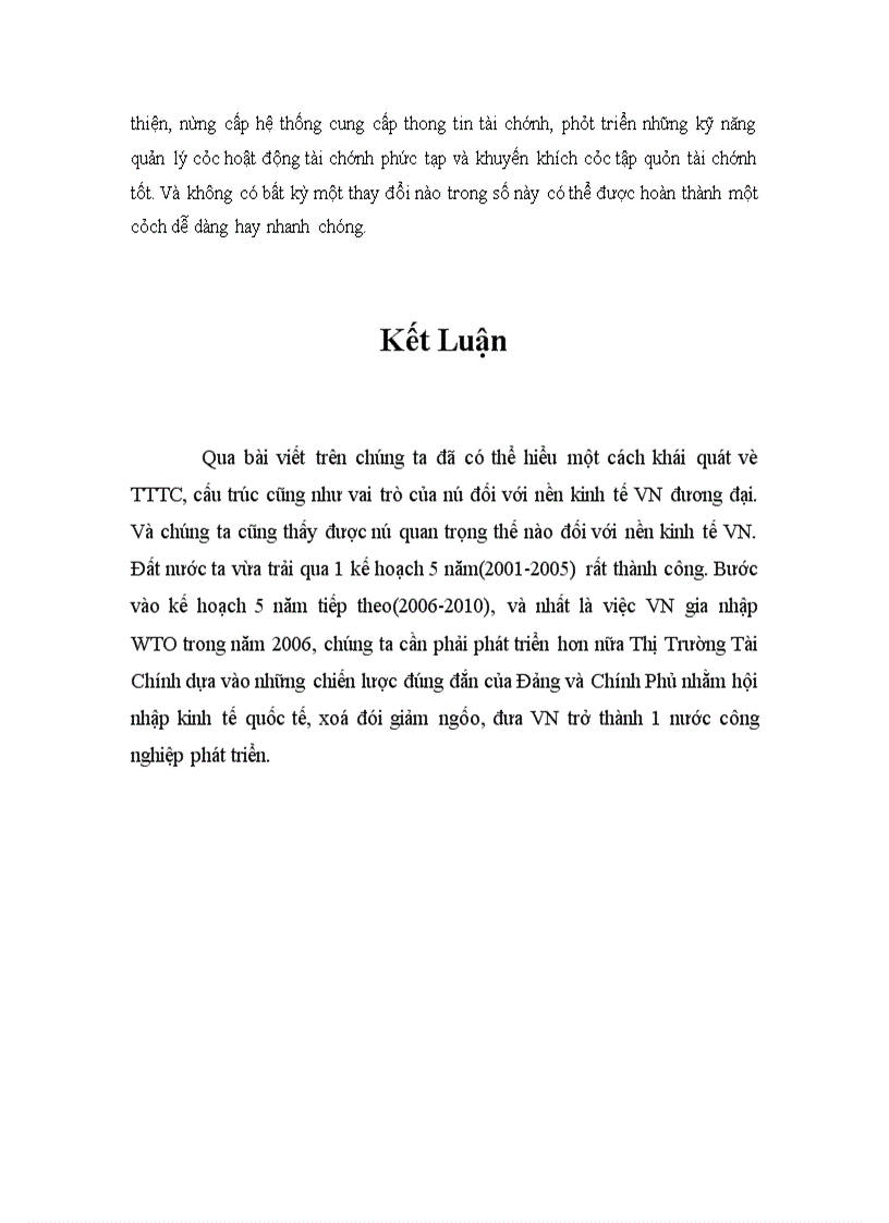 image for page Thực tiễn về Thị Trường Tài Chính ở Việt Nam.Những định hướng, giải pháp, kiến nghị.