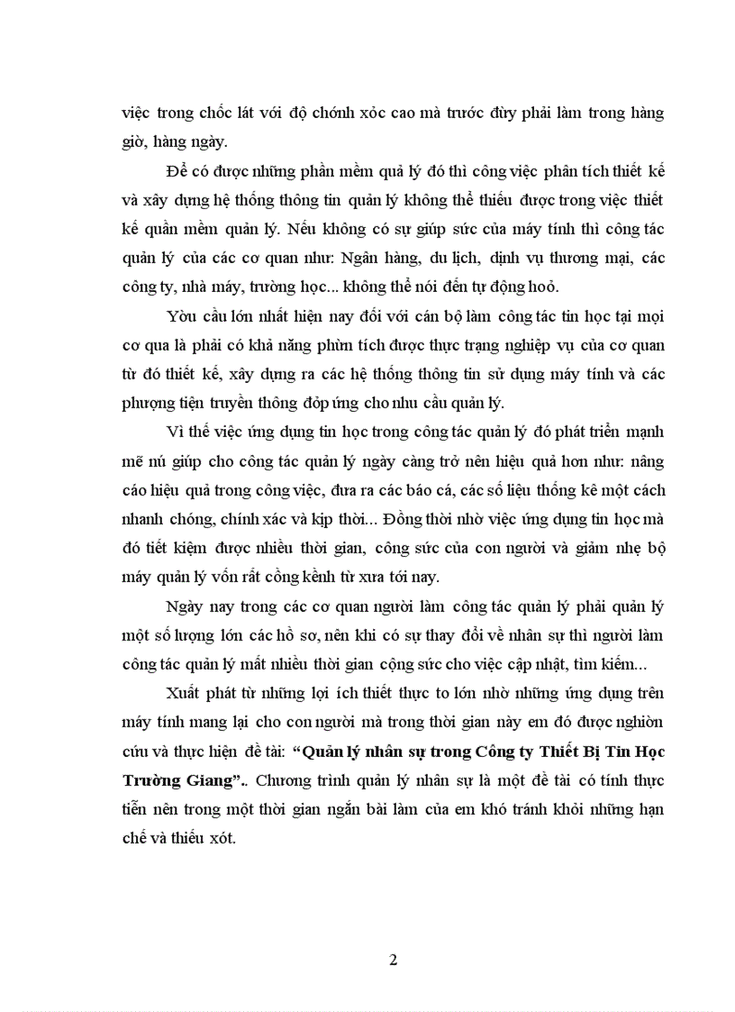 image for page Quản lý nhân sự trong Công ty Thiết Bị Tin Học Trường Giang