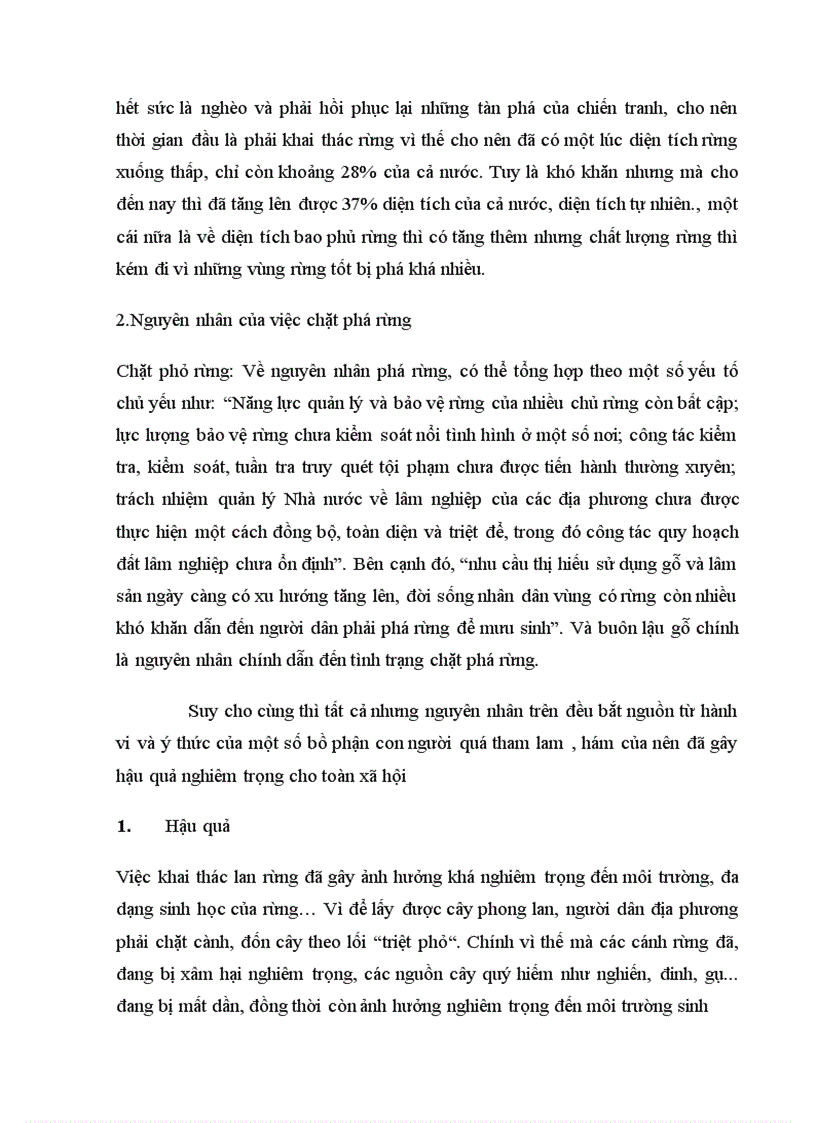 image for page Phân tích triết học tình trạng chặt phá rừng