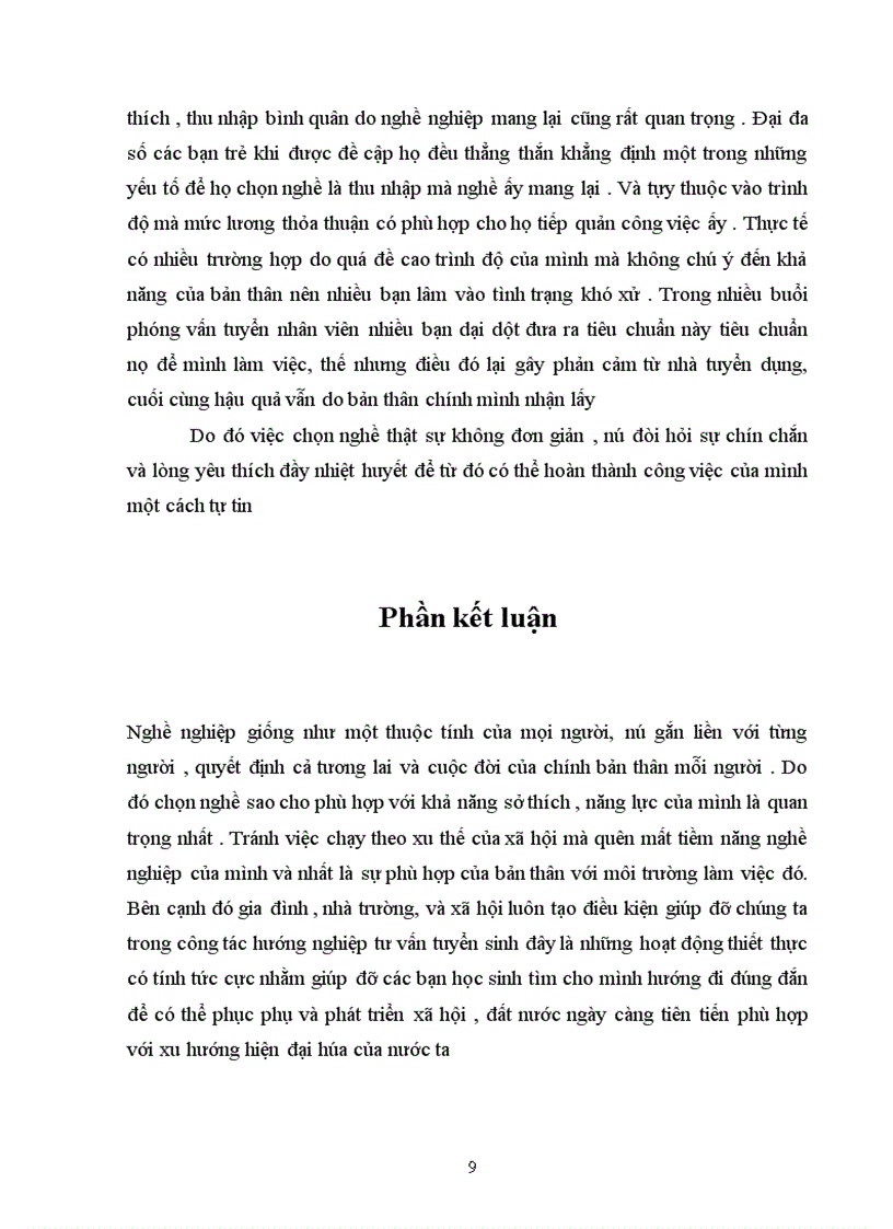 image for page Thực tiễn và xu hướng phát triễn của giới trẻ về nghề nghiệp của mình