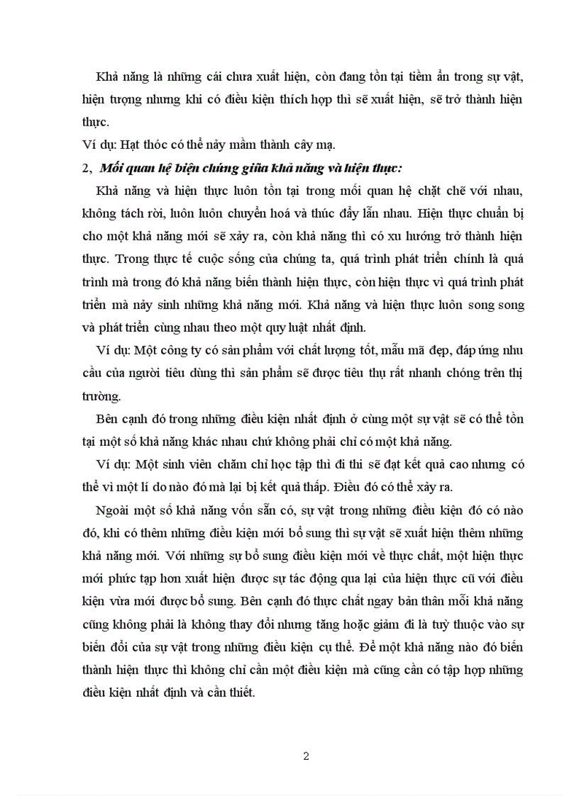 image for page Lý luận chung về cặp phạm trù khả năng-hiện thực