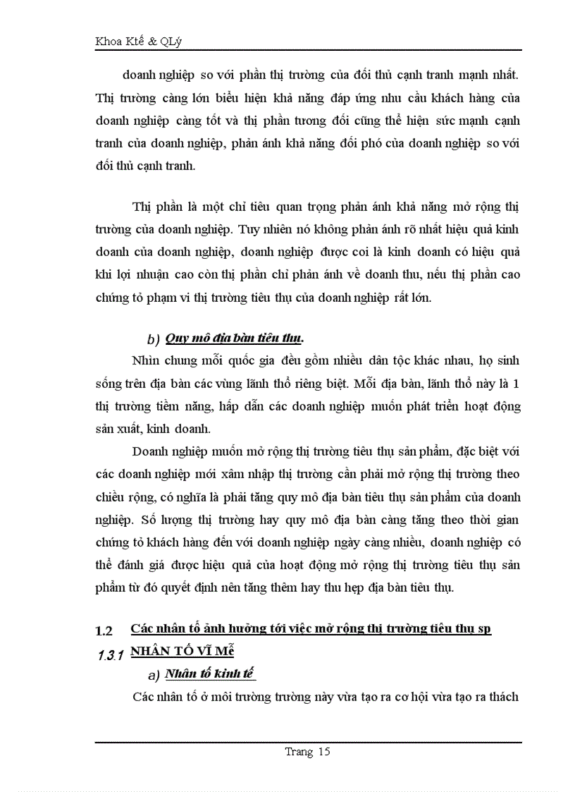 image for page Những vấn đề cơ bản về thị trường và mở rộng thị trường tiêu thụ sản phẩm