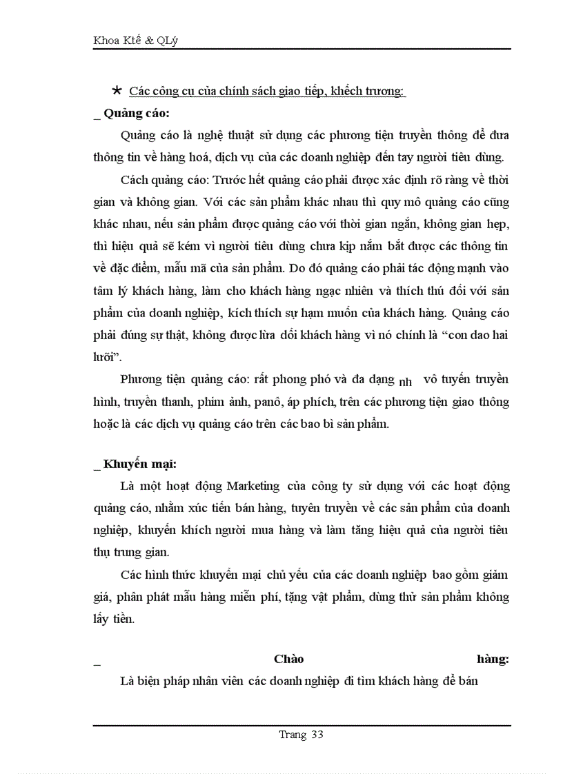 image for page Những vấn đề cơ bản về thị trường và mở rộng thị trường tiêu thụ sản phẩm