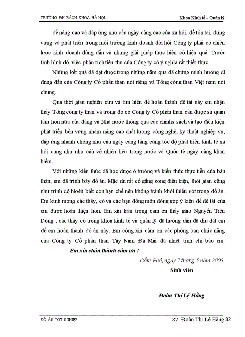 image for page Phân tích thiết kế biện pháp hoàn thiện công tác tiêu thụ sản phẩm của Công ty cổ phần than Tây Nam Đá Mài