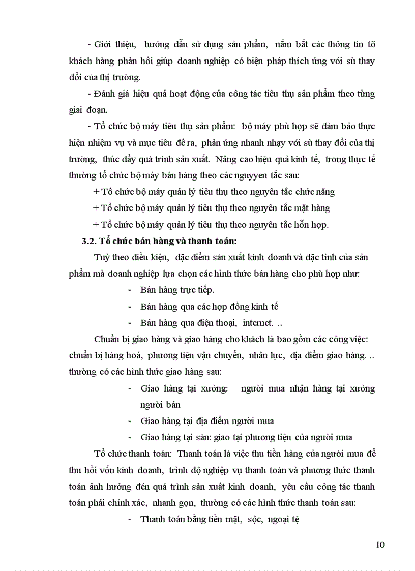 image for page Hoạt động tiêu thụ sản phẩm tại Công ty Dệt may Hà Nội