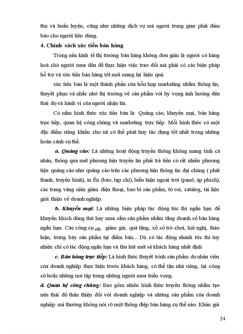 image for page Hoạt động tiêu thụ sản phẩm tại Công ty Dệt may Hà Nội