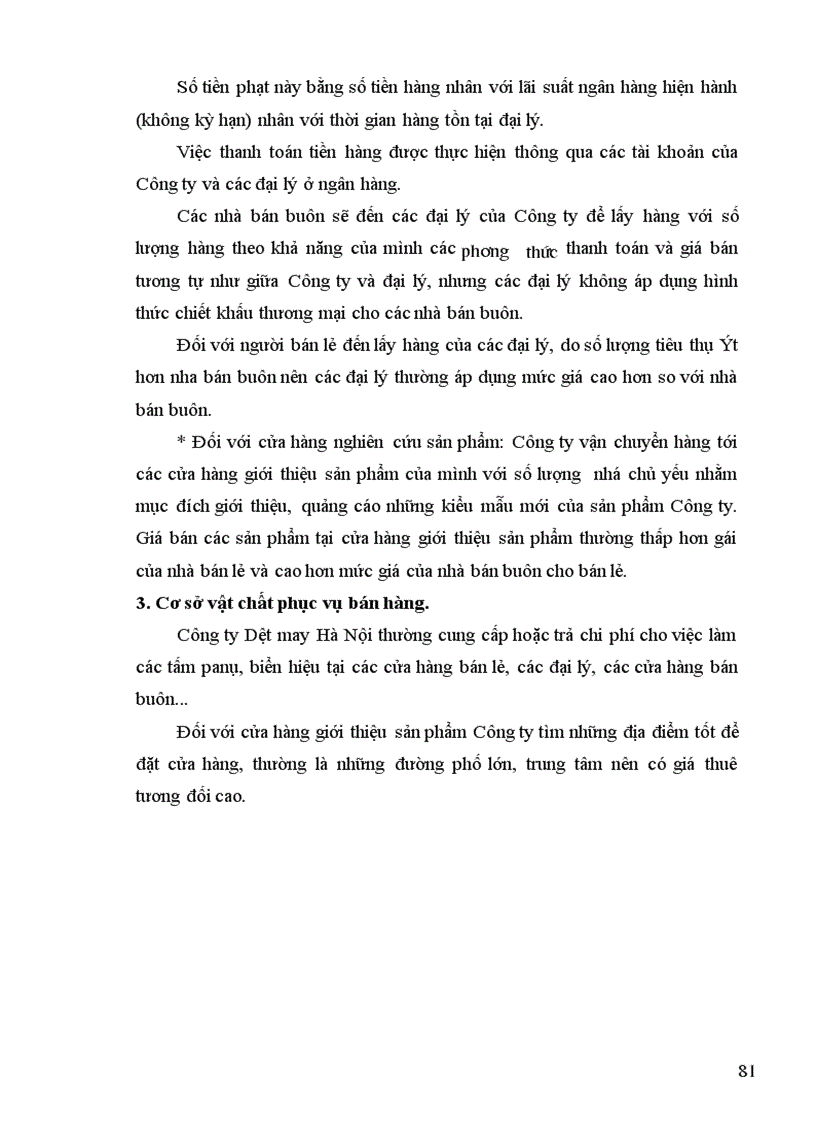 image for page Hoạt động tiêu thụ sản phẩm tại Công ty Dệt may Hà Nội