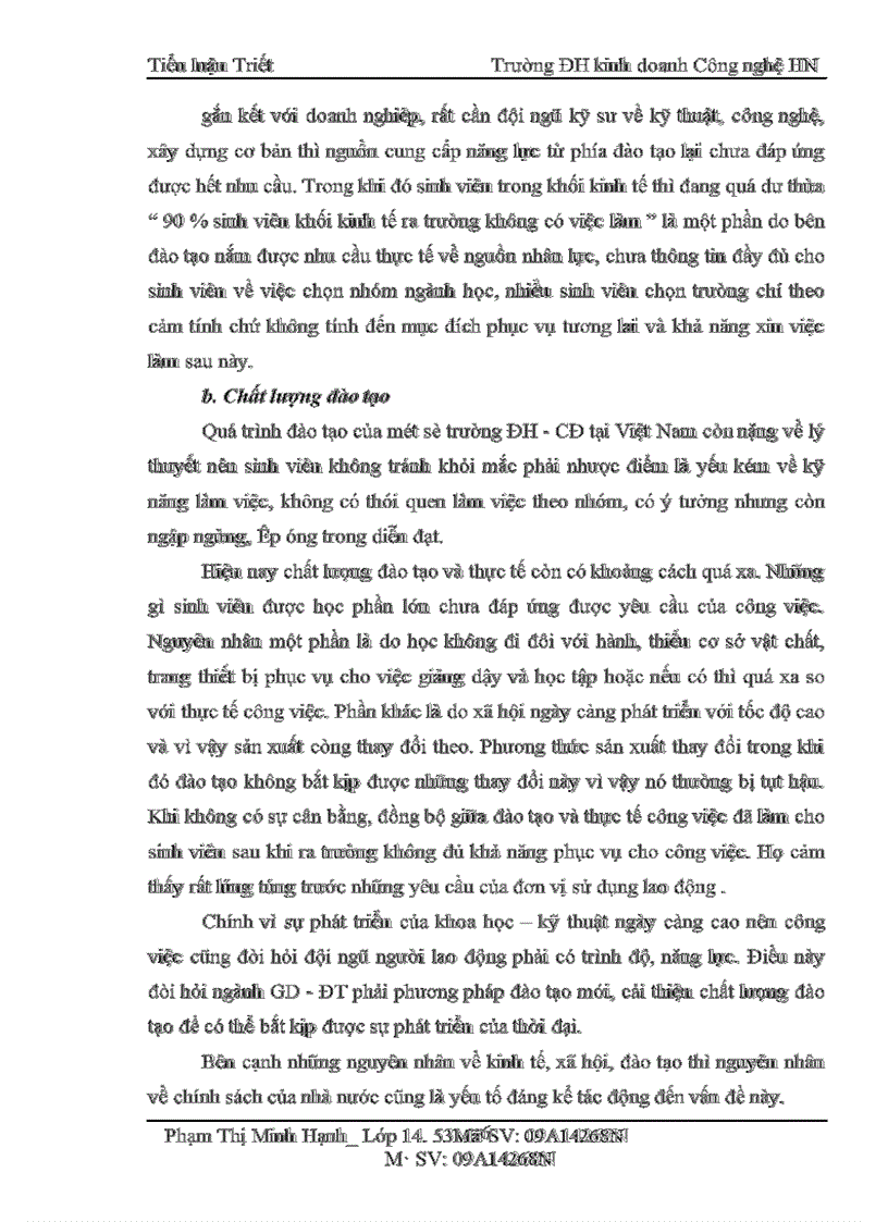 image for page Vận dụng quan điểm toàn diện và quan điểm phát triển để giải thích nguyên nhân vấn đề thất nghiệp của sinh viên sau khi ra trường