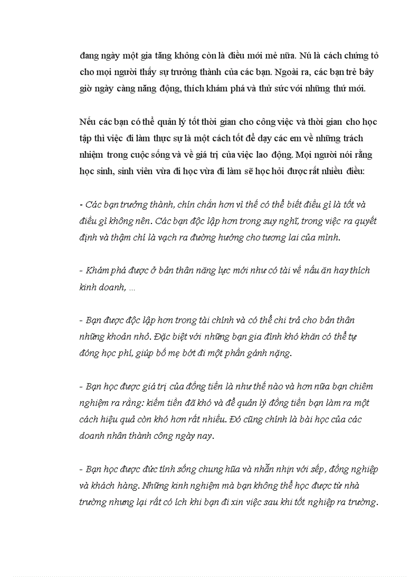 image for page Vấn đề vừa học vừa làm của sinh viên dưới góc nhìn của quy luật mâu thuẫn