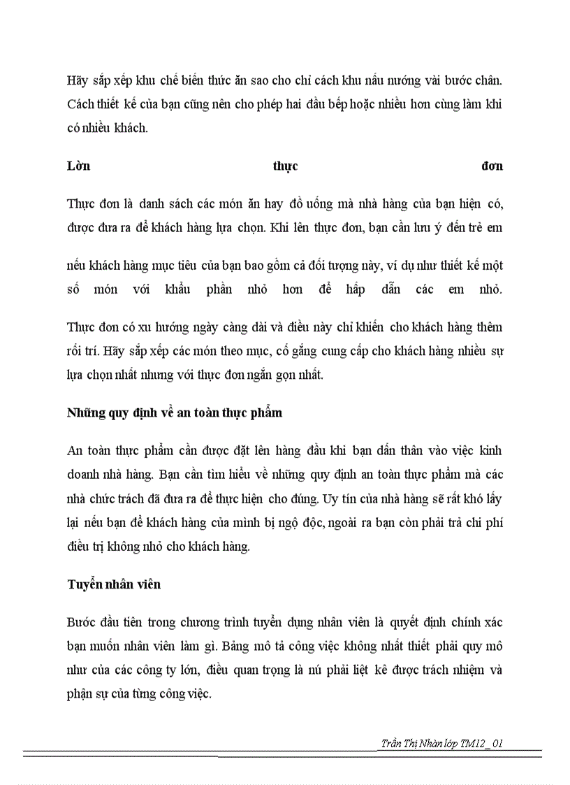 image for page Những biện pháp giúp nhà hàng kinh doanh đạt hiệu quả cao nhất