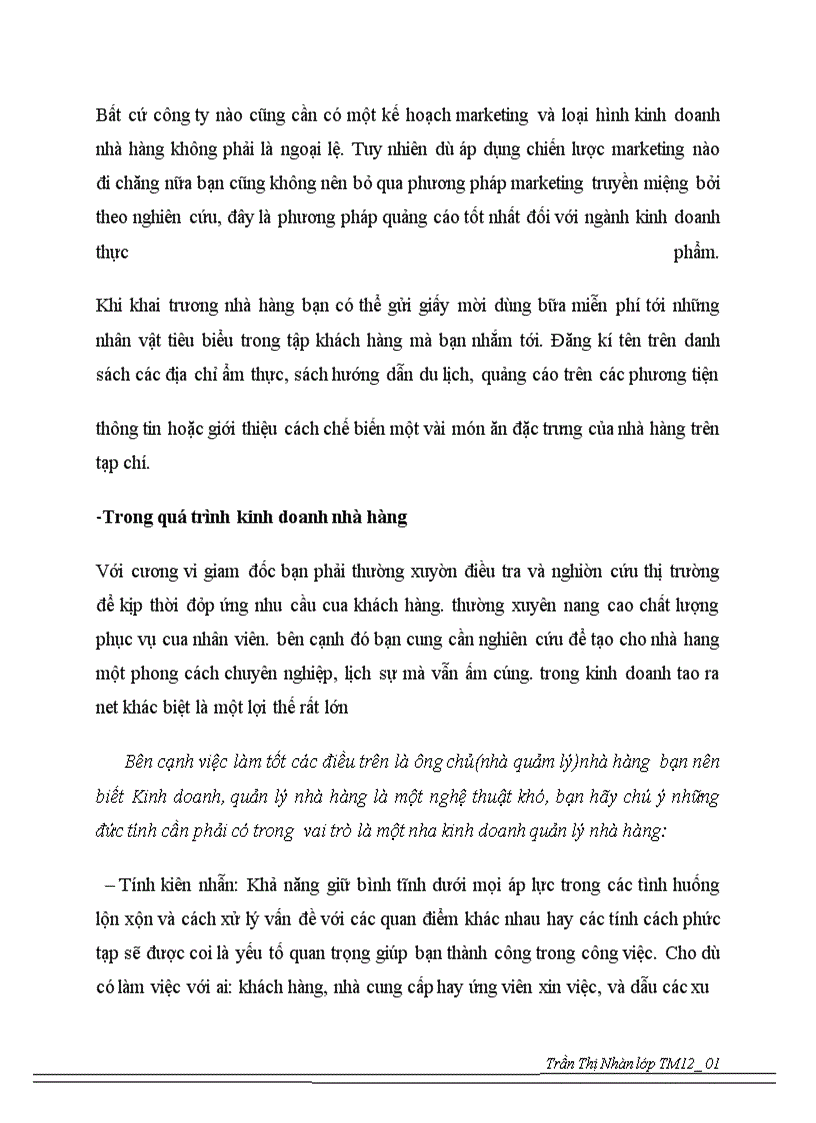 image for page Những biện pháp giúp nhà hàng kinh doanh đạt hiệu quả cao nhất