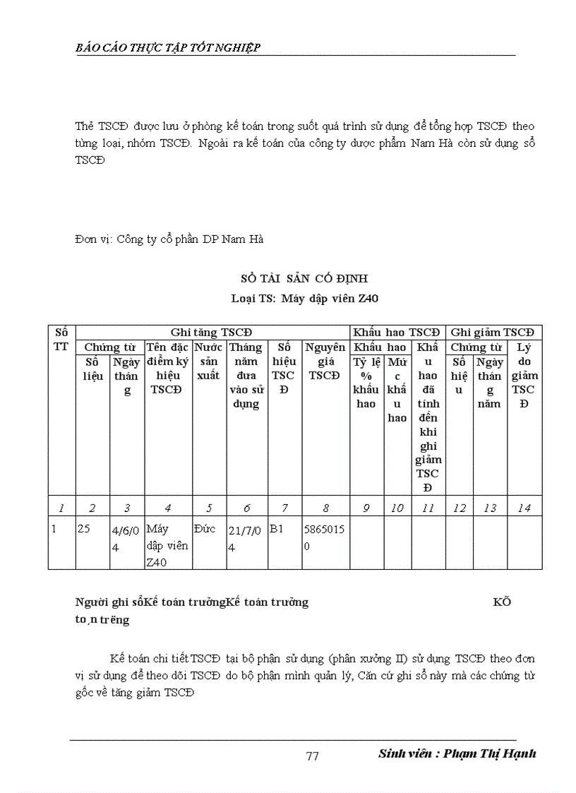 image for page Hoàn thiện công tác kế toán tài sản cố định và khấu hao tài sản cố định tại công ty Cổ phần dược phẩm Nam Hà