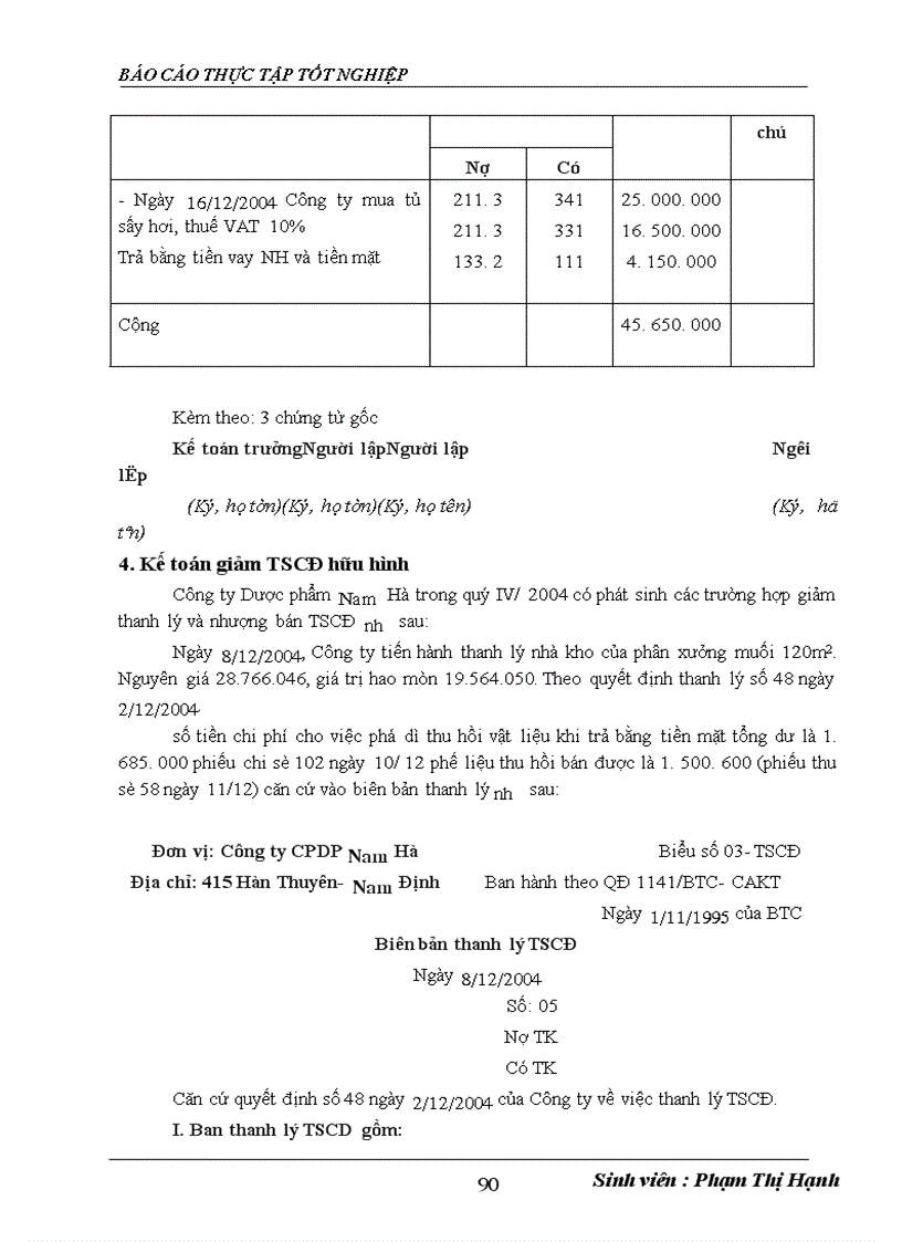 image for page Hoàn thiện công tác kế toán tài sản cố định và khấu hao tài sản cố định tại công ty Cổ phần dược phẩm Nam Hà