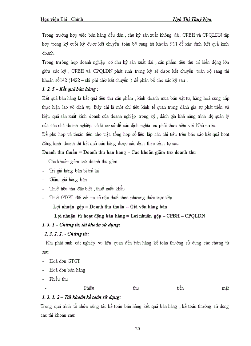 image for page Những vấn đề lý luận chung về tổ chức công tác kế toán bán hàng và kết quả bán hàng
