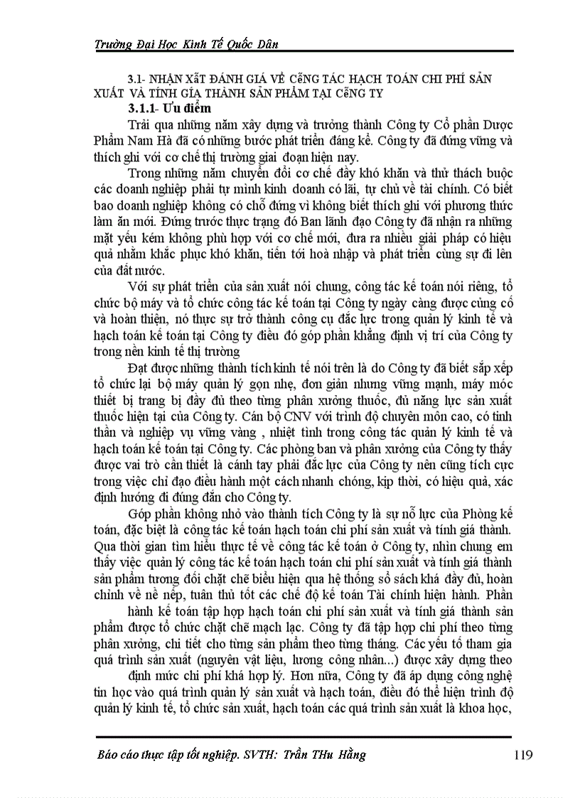 image for page Hoàn thiện công tác hạch toán tập hợp chi phí sản xuất và tính giá thành sản phẩm tại Công ty Cổ phần Dược phẩm Nam Hà