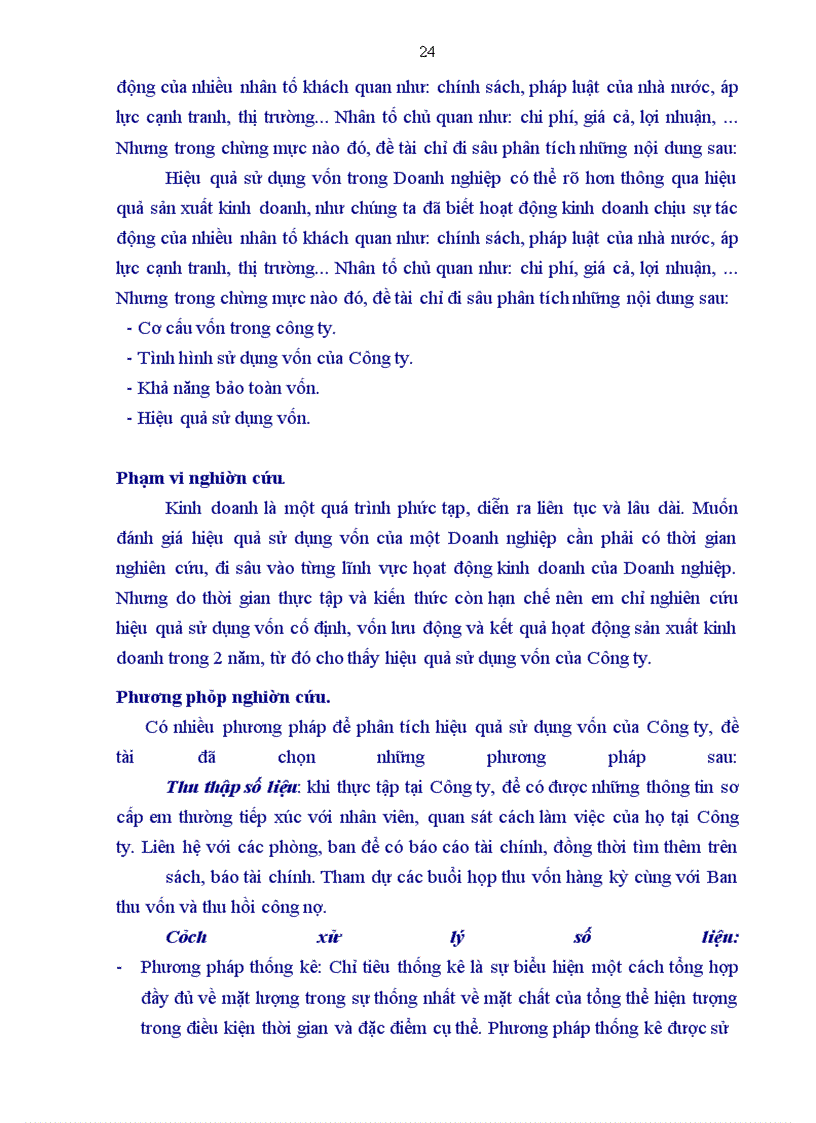 image for page Phân tích hiệu quả sử dụng vốn tại Công ty cổ phần Sông Đà 6.06