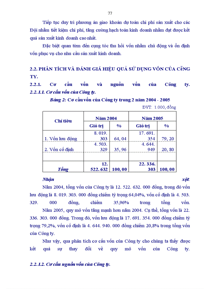 image for page Phân tích hiệu quả sử dụng vốn tại Công ty cổ phần Sông Đà 6.06