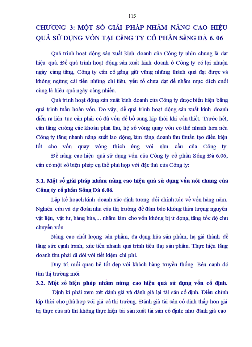 image for page Phân tích hiệu quả sử dụng vốn tại Công ty cổ phần Sông Đà 6.06