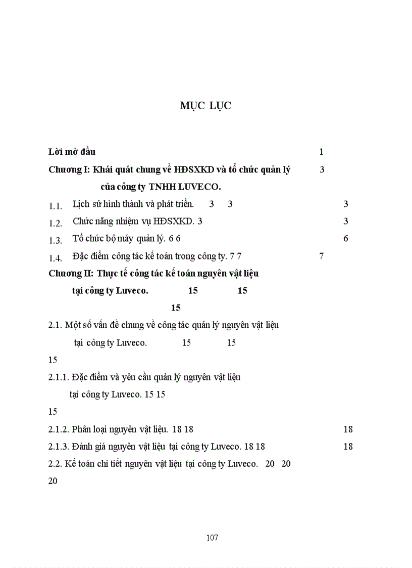 image for page Hoàn thiện công tác kế toán nguyên vật liệu tại công ty LD TNHH Luveco