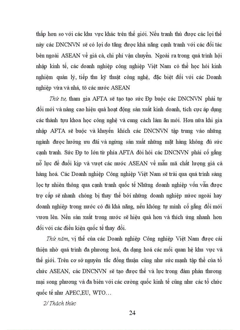 image for page Xu hướng quốc tế hoá kinh tế thế giới và sự ra đời của AFTA