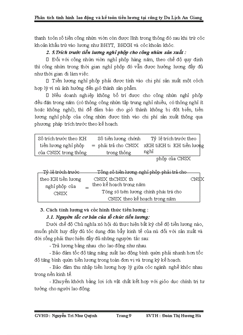 image for page Phân tích tình hình lao động và kế toán tiền lương tại công ty Du Lịch An Giang