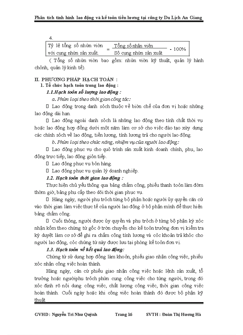 image for page Phân tích tình hình lao động và kế toán tiền lương tại công ty Du Lịch An Giang