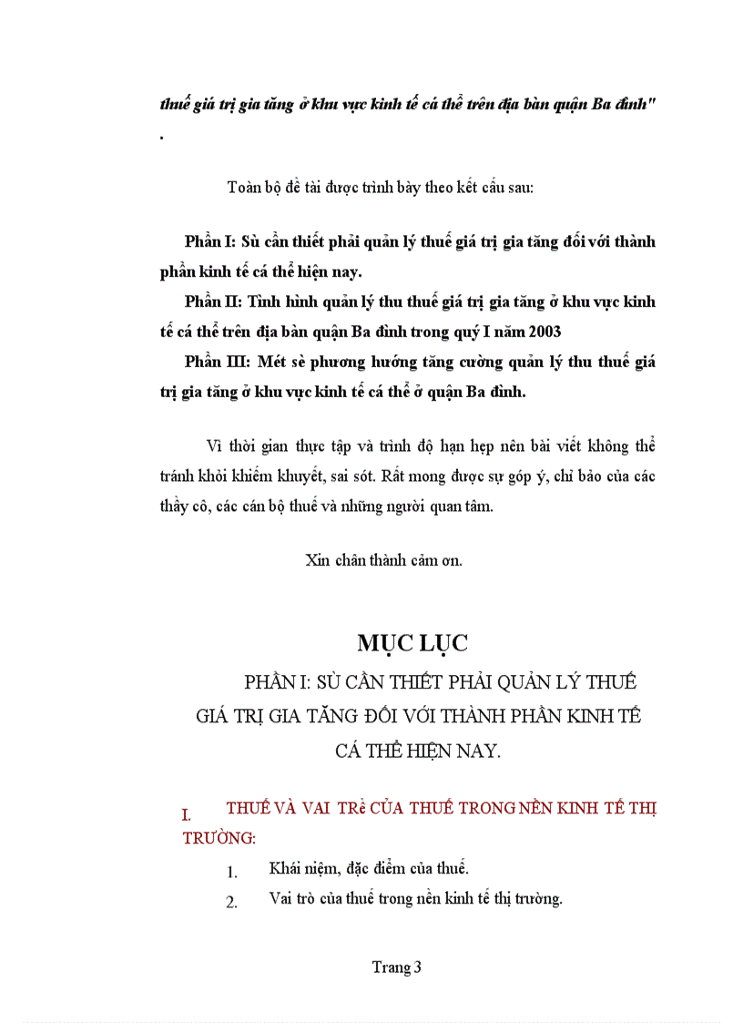 image for page Bàn về công tác quản lí thu thuế giá trị gia tăng ở khu vực kinh tế cá thể trên địa bàn quận Ba Đình
