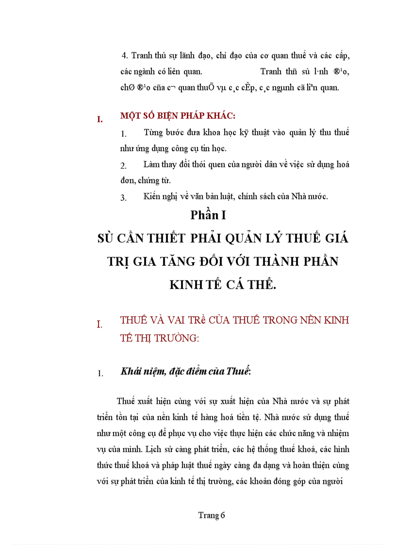 image for page Bàn về công tác quản lí thu thuế giá trị gia tăng ở khu vực kinh tế cá thể trên địa bàn quận Ba Đình