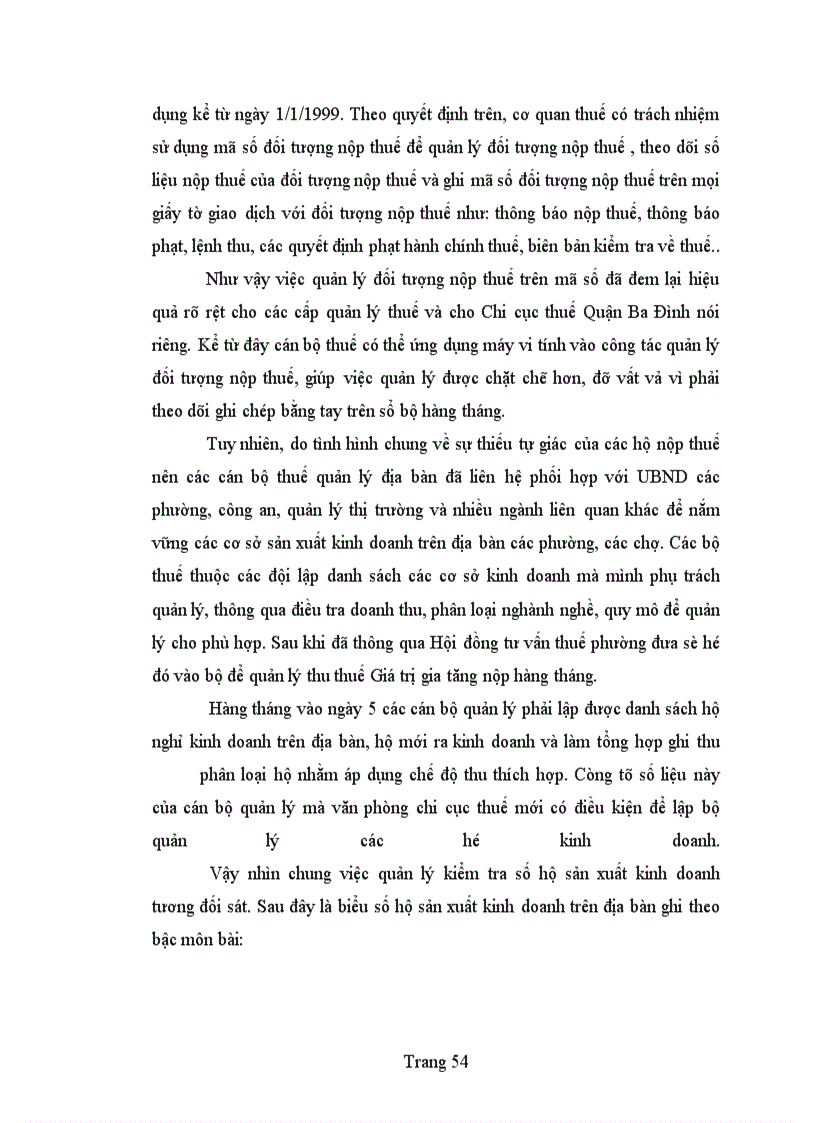 image for page Bàn về công tác quản lí thu thuế giá trị gia tăng ở khu vực kinh tế cá thể trên địa bàn quận Ba Đình