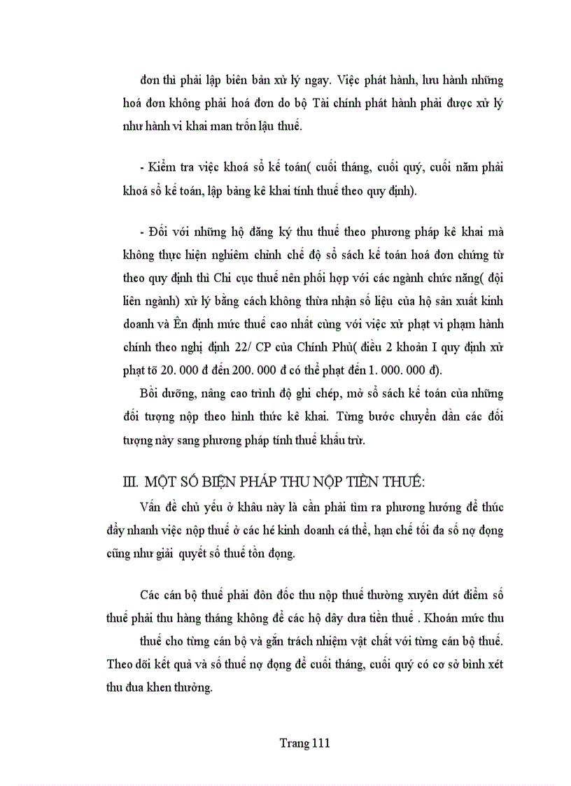 image for page Bàn về công tác quản lí thu thuế giá trị gia tăng ở khu vực kinh tế cá thể trên địa bàn quận Ba Đình