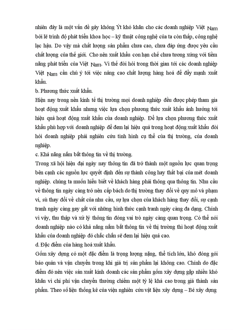 image for page Biện pháp thúc đẩy xuất khẩu mặt hàng gốm xây dựng của Công ty Kinh doanh và Xuất nhập khẩu