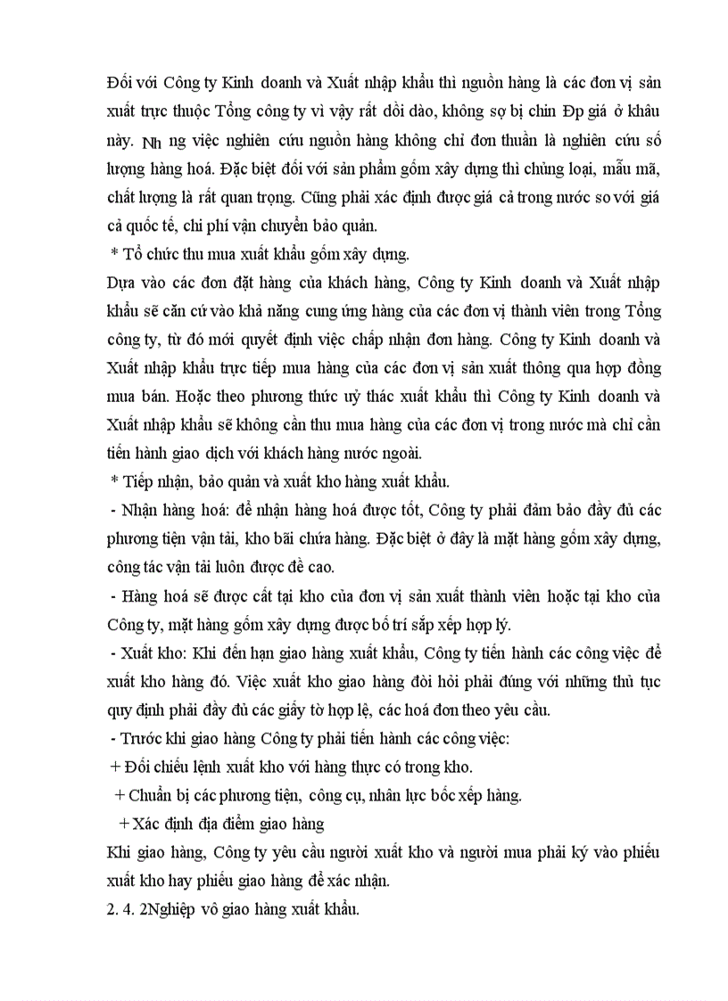 image for page Biện pháp thúc đẩy xuất khẩu mặt hàng gốm xây dựng của Công ty Kinh doanh và Xuất nhập khẩu