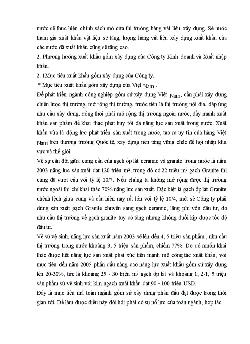 image for page Biện pháp thúc đẩy xuất khẩu mặt hàng gốm xây dựng của Công ty Kinh doanh và Xuất nhập khẩu