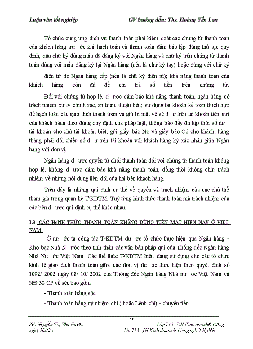 image for page Thanh toán không dùng tiền mặt trong nền kinh tế thị trường