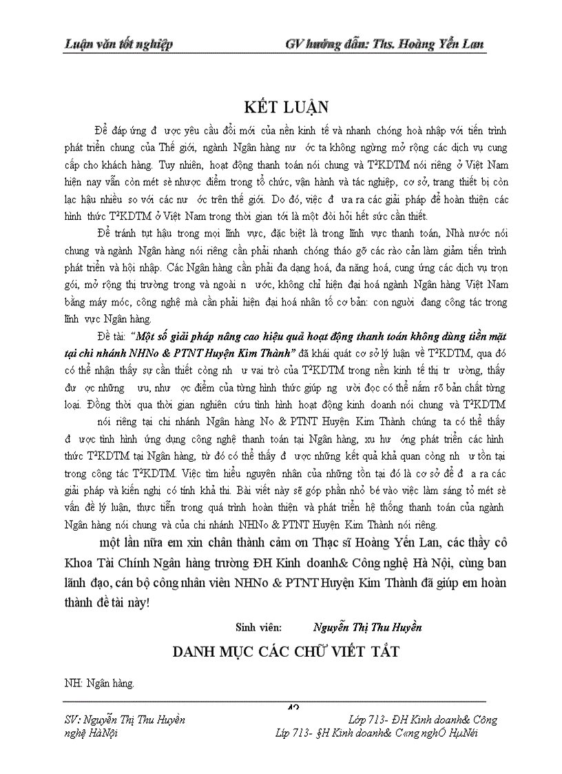 image for page Thanh toán không dùng tiền mặt trong nền kinh tế thị trường