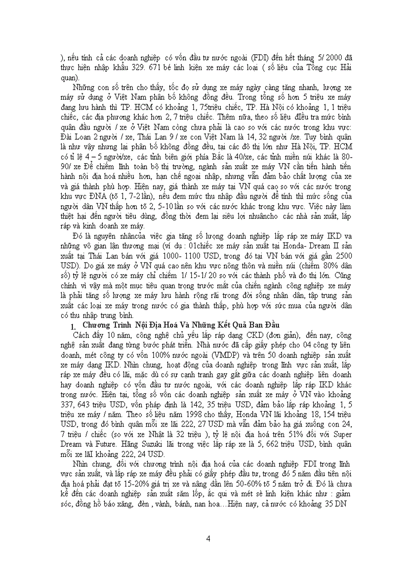 image for page Chương Trình Nội Địa Hoá Xe Máy Việt Nam