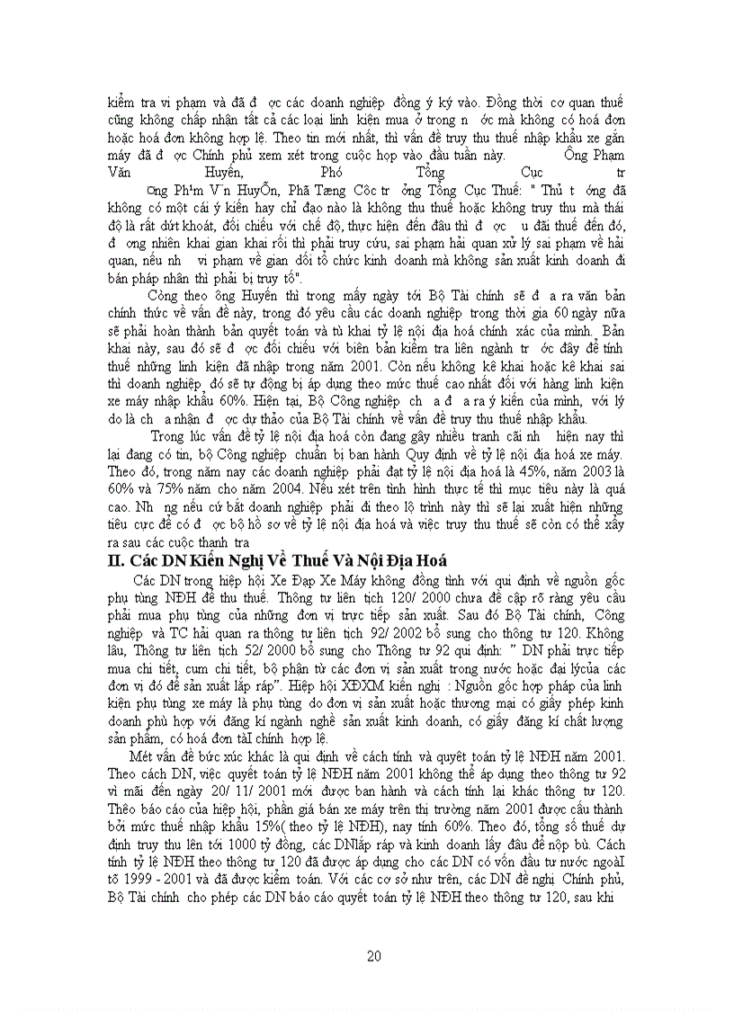 image for page Chương Trình Nội Địa Hoá Xe Máy Việt Nam