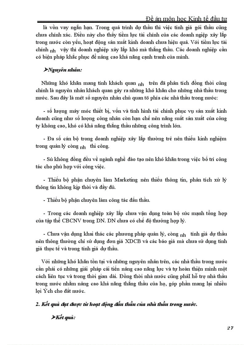 image for page Nâng cao khả năng thắng thầu của nhà thầu trong nước (Doanh nghiệp nhà nước) trong đấu thầu xây lắp quốc tế.