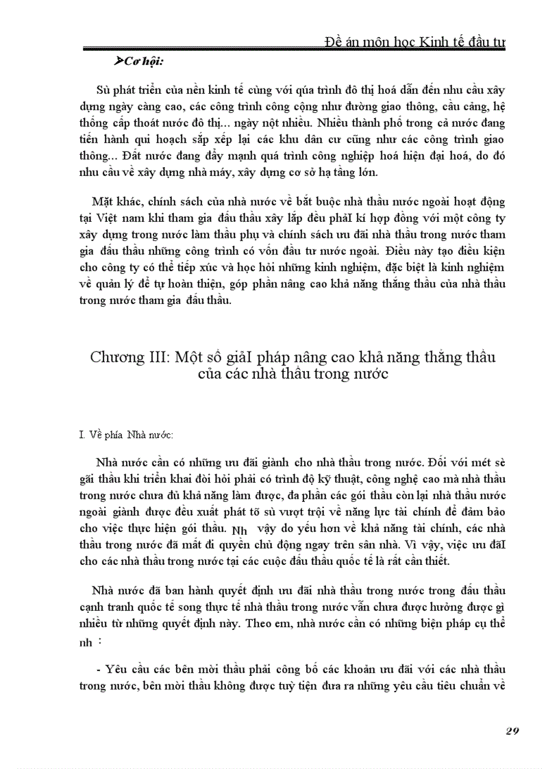 image for page Nâng cao khả năng thắng thầu của nhà thầu trong nước (Doanh nghiệp nhà nước) trong đấu thầu xây lắp quốc tế.